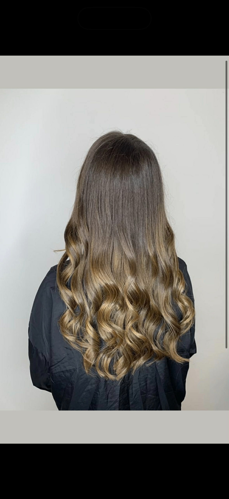 Ombré curls